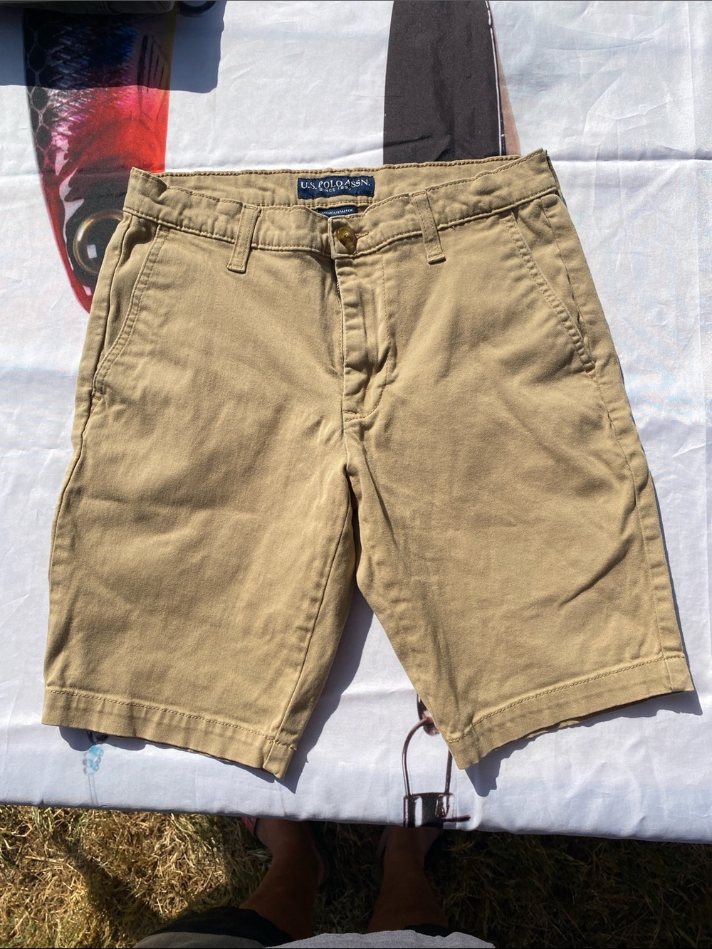 U.S. Polo Assn. Men's Khaki & Chino Shorts W28